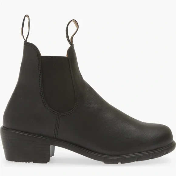 Blundstone #1671 Black Chelsea Heeled Leather Boots size EU 40 (US womens 9.5) - Picture 12 of 15
